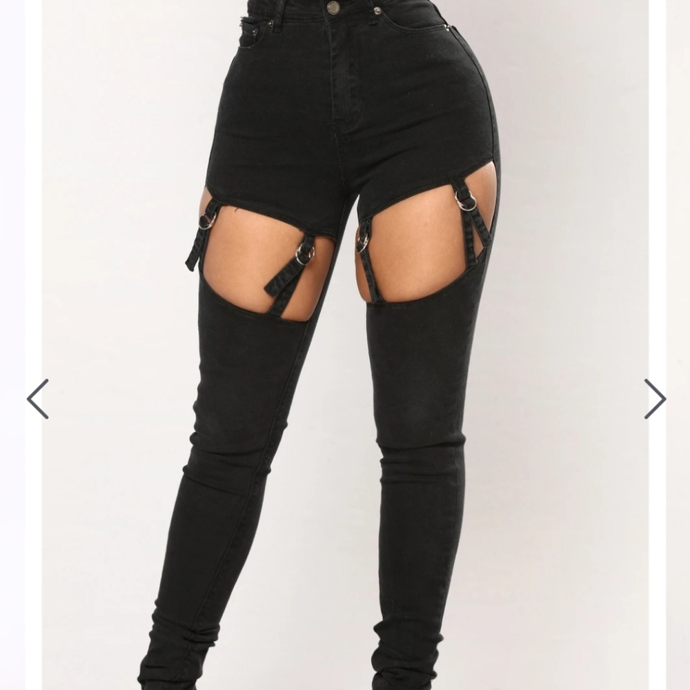 SEEKING Fashion Nova That's What's Up Skinny Jeans